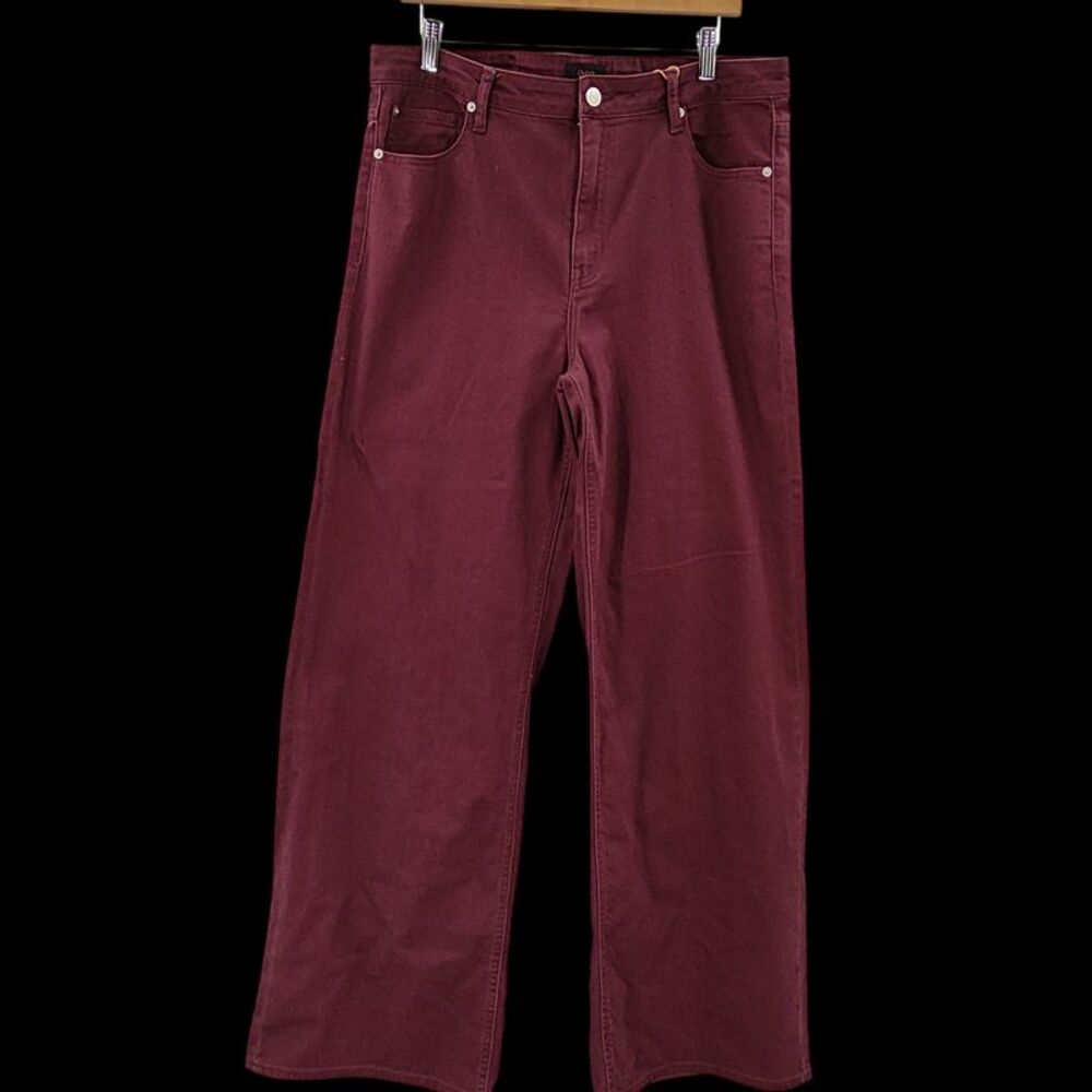 Quince Women Bella Stretch Wide Leg Jeans Purple 33